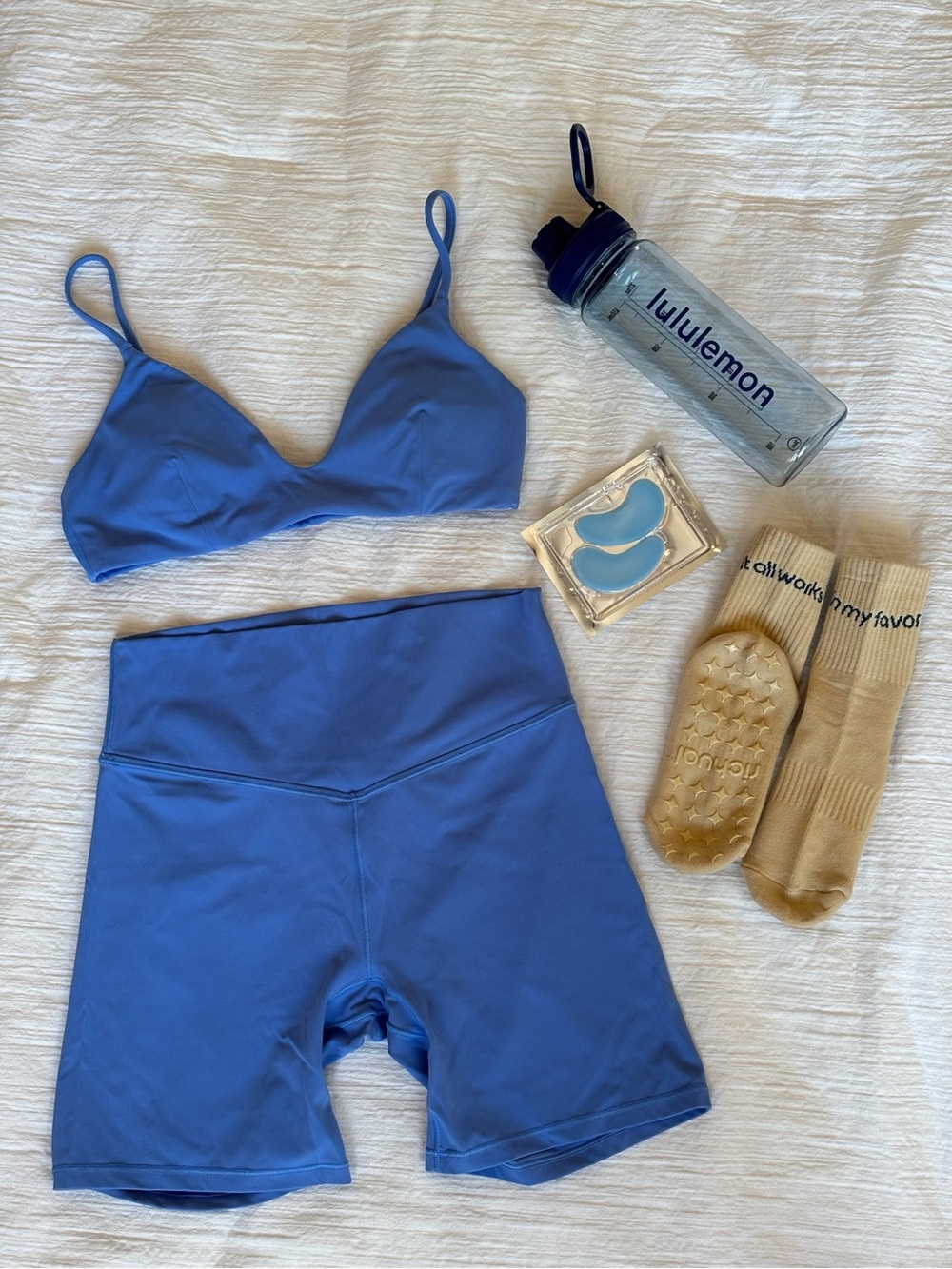 Vuori AllTheForm Set in Riviera Blue size S
